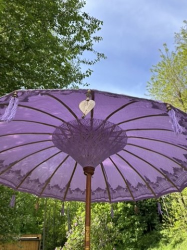 Parasol balinais PBV1 vue bas